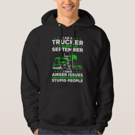 Sudadera Nacido en septiembre – camionero con actitud