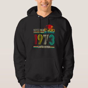 Sudadera Nacido En Septiembre De 1973 Vintage 49th Birthday