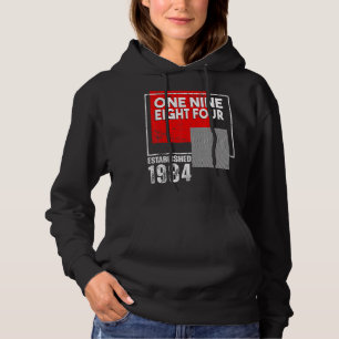 Sudadera Nacido en Vintage 1984 para Hombres Mujeres