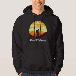 Sudadera Nacido En Wander Camping Adventure
