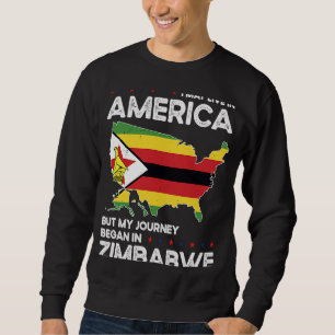 Sudadera Nacido en Zimbabue Zimbabue Ciudadanía estadounide