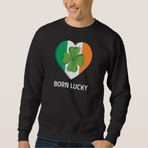 Sudadera Nacido Lucky Irish Heritage Ireland Ire Shamrock I