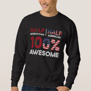 Sudadera Nacido marroquí Marruecos americano EE. UU. Ciudad