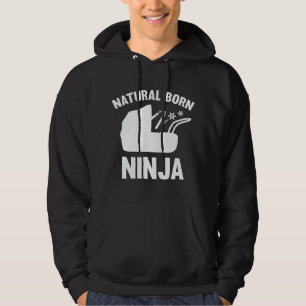 Sudadera Nacido natural de Ninja