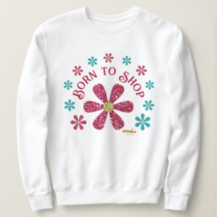 Sudadera Nacido para comprar dulces por el poeta Adiela Ako