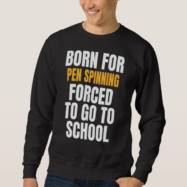 Sudadera Nacido Para Giro De Pluma (Anverso)