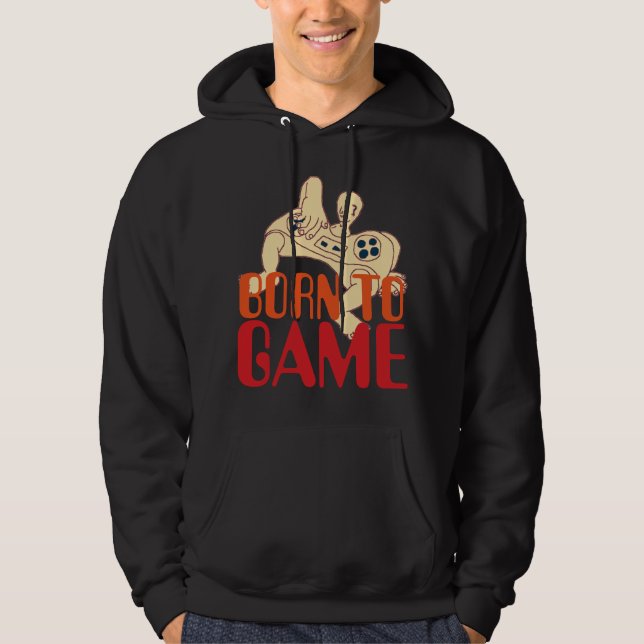 Sudadera Nacido para jugar (Anverso)
