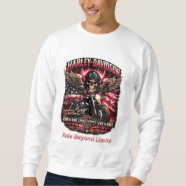 Sudadera Nacido para Montar Construido para Liderar Motocic