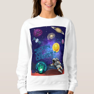 SUDADERA NACIDO PARA ORBITAR