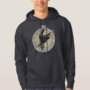 Sudadera nacido para patinar patinar por vida patinador de