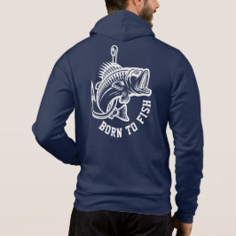 Sudadera Nacido Para Pescado