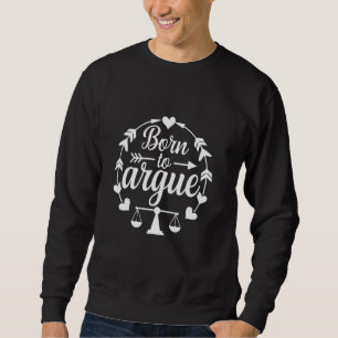 Sudadera Nacido para ser acusado de abogado gracioso y futu