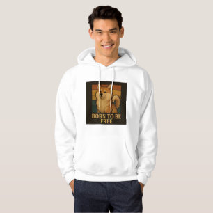Sudadera Nacido para ser diseño gráfico gratuito para los a