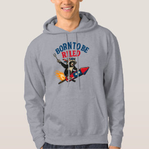 Sudadera Nacido para ser renegado Gracioso incendio de ma