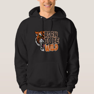 Sudadera Nacido para ser salvaje - Arte tigre