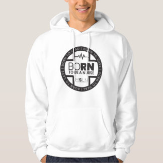 Sudadera Nacido Para Ser Una Enfermera De Color Luminoso