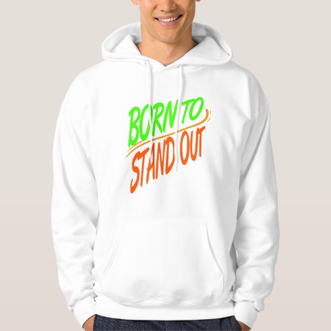 Sudadera Nacido para sobresalir (Anverso)
