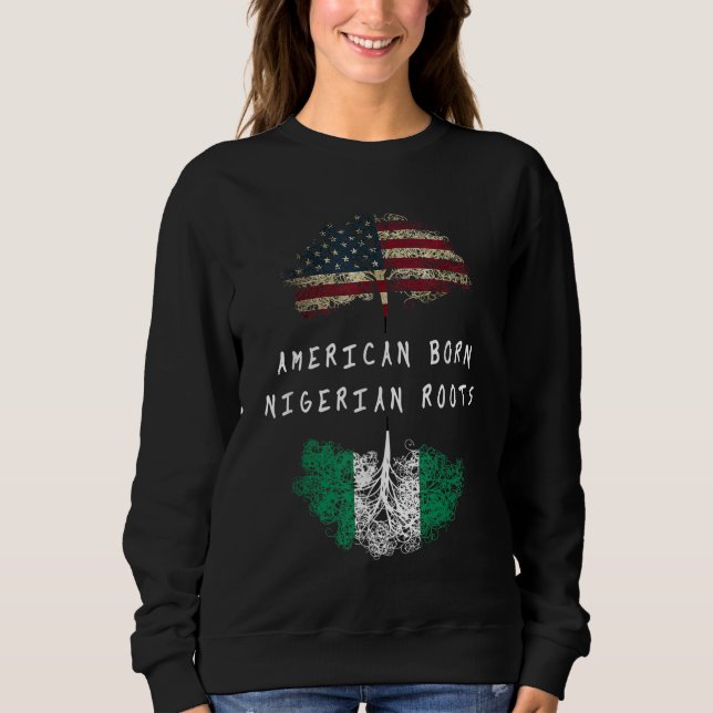 Sudadera Nacidos en Nigeria (Anverso)