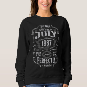 Sudadera Nacieron 35 Leyendas De Cumpleaños En Julio De 198