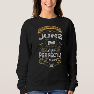 Sudadera Nacieron 54 Leyendas De Cumpleaños En Junio De 196