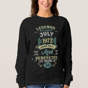 Sudadera Nacieron En Julio 50 Leyendas De Decoración De Cum