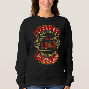 Sudadera Nacieron Leyendas De Hombres En Diciembre De 1982