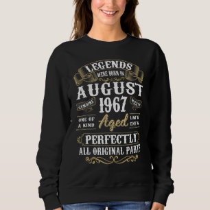 Sudadera Nacieron Leyendas En Agosto De 1967 55º Cumpleaños