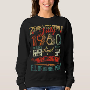 Sudadera Nacieron Leyendas En Julio De 1960 62 Años De Edad