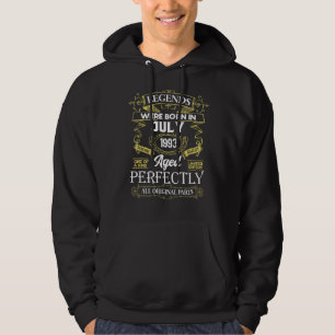 Sudadera Nacieron Leyendas En Julio De 1993 29º Cumpleaños 