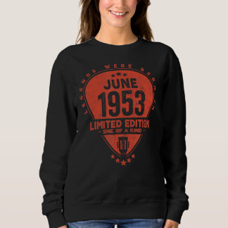 Sudadera Nacieron Leyendas En Junio De 1953 Guitarra
