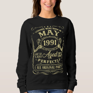 Sudadera Nacieron Leyendas En Mayo De 1991 31er Cumpleaños