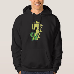 Sudadera Nacimiento de Dinosaurio Niño de 7 años Rex 7Bday 