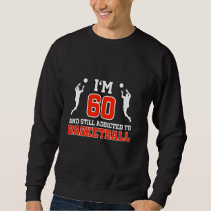 Sudadera Nacimiento de jugador de baloncesto de 60 años