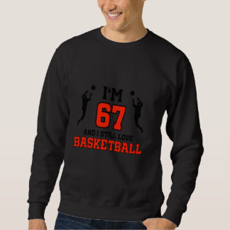 Sudadera Nacimiento de jugador de baloncesto de 67 años