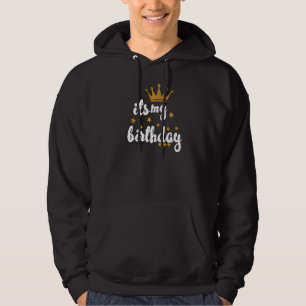 Sudadera Nacimiento de mi corona de cumpleaños para mujeres