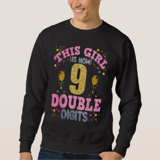 Sudadera Nacimiento Este Chica Es Ahora 9 Dígitos Dobles No