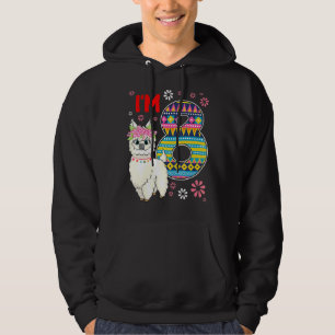 Sudadera Nacimiento Llama Tengo 8 años Tema Chica 8 Día B