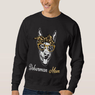Sudadera Nacimiento Y Día De La Madre Doberman Mamá