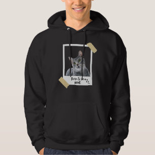 Sudadera Nació Este Gran Gris Gris Gris Tabby Gato Y Gatito
