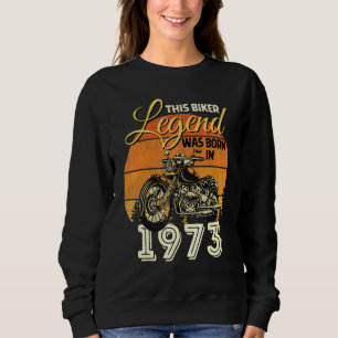 Sudadera Nació Leyenda de Motociclismo para hombres de leye