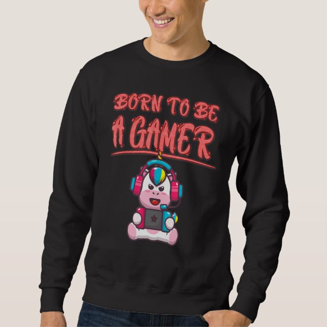 Sudadera Nació Para Ser Una Cita De Sarcasm Divertida Para  (Anverso)