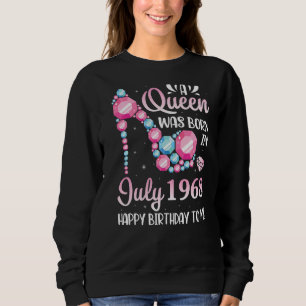 Sudadera Nació Una Reina En Julio De 1968 Feliz Cumpleaños