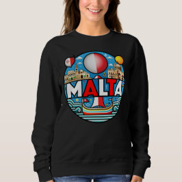 Sudadera Nación de las Islas del Mediterráneo de Malta