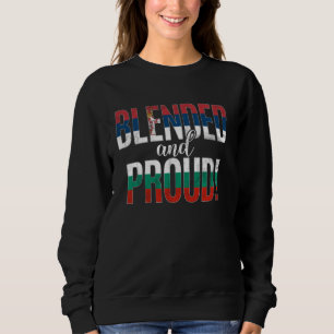 Sudadera Nacionalidad Blendida Y Orgullosa A Mitad De Semis