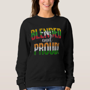 Sudadera Nacionalidad Blendida Y Orgullosa Mitad Birmana En