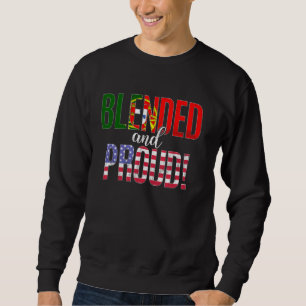 Sudadera Nacionalidad Blendida Y Orgullosa Mitad Portuguesa