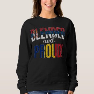 Sudadera Nacionalidad Blendida Y Orgullosa Mitad Ro Serbio