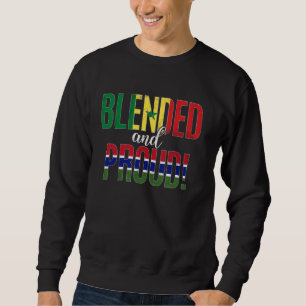 Sudadera Nacionalidad Blendida Y Orgullosa Mitad Senegalesa