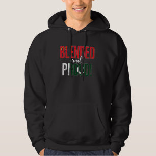 Sudadera Nacionalidad Encantada Y Orgullosa A Mitad De Chin
