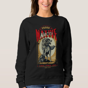 Sudadera Nacisi Espíritu de Lobo Nativo Americano Indígena